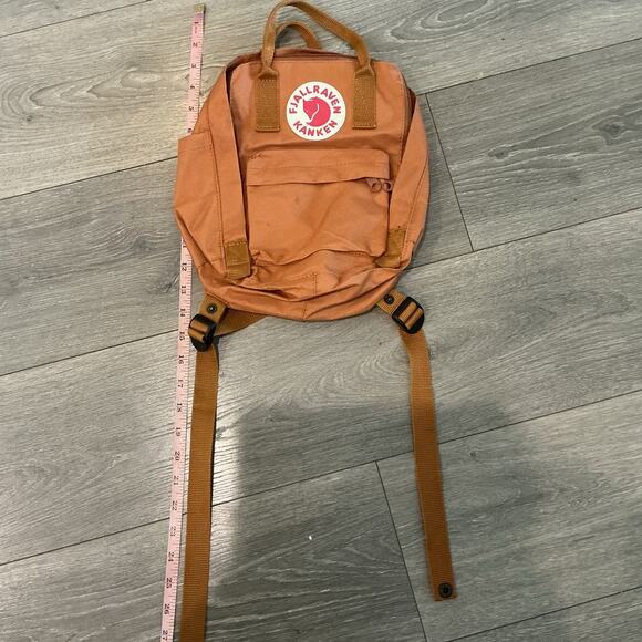 Fjallraven Kanken Mini Backpack Burnt Orange Gorpcore Canvas Bag Granola Scandi - Picture 3 of 10